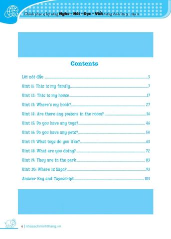 Chinh Phục 4 Kỹ Năng Tiếng Anh Nghe - Nói - Đọc - Viết Lớp 3 - Tập 2