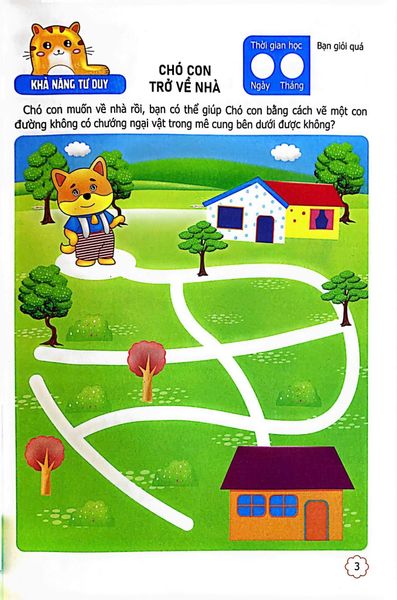 Sân Chơi Trí Tuệ Cho Trẻ - Rèn Luyện Tư Duy Não Trái + Phát Triển Sáng Tạo Não Phải - Dành Cho Bé 4-5 Tuổi - Tập 1