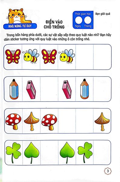 Sân Chơi Trí Tuệ Cho Trẻ - Rèn Luyện Tư Duy Não Trái + Phát Triển Sáng Tạo Não Phải - Dành Cho Bé 3-4 Tuổi - Tập 2