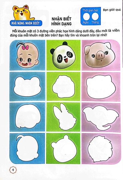 Sân Chơi Trí Tuệ Cho Trẻ - Rèn Luyện Tư Duy Não Trái + Phát Triển Sáng Tạo Não Phải - Dành Cho Bé 3-4 Tuổi - Tập 1
