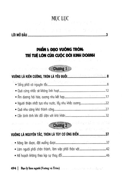 Đạo Lý Làm Người - Thuật Đối Nhân Xử Thế Vuống Và Tròn