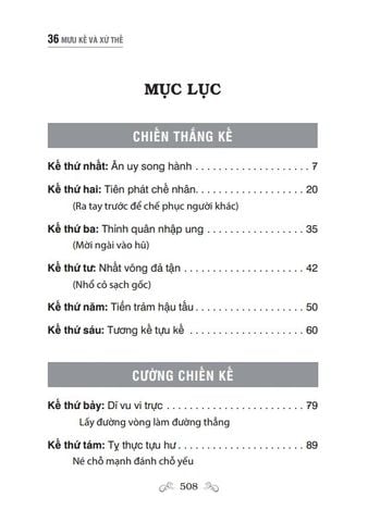 36 Mưu Kế Và Xử Thế - Bìa Cứng (Tái Bản 2023)