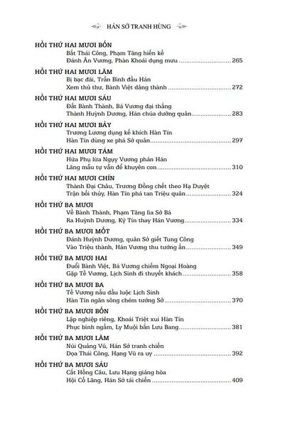 Hán Sở Tranh Hùng - Bìa Cứng (Tái Bản)