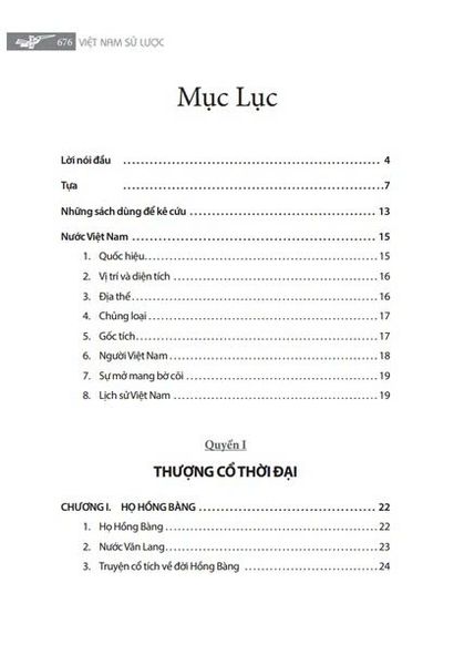 Việt Nam Sử Lược (Tái Bản)