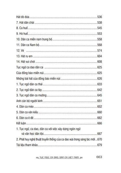 Tục Ngữ, Ca Dao, Dân Ca Việt Nam (Tái Bản 2023)