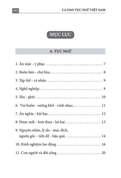 Ca Dao Tục Ngữ Việt Nam (Tái Bản 2023)
