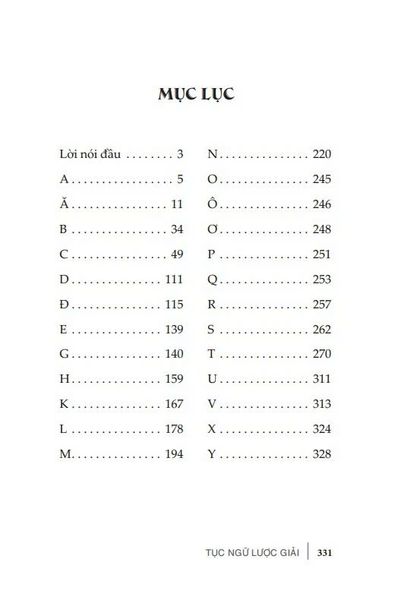 Tục Ngữ Lược Giải (Tái Bản 2024)