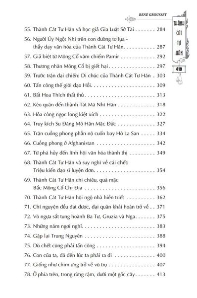 Thành Cát Tư Hãn - Bìa Cứng (Tái Bản)