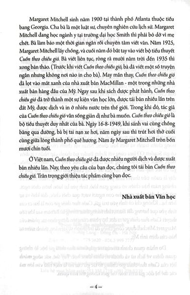 Cuốn Theo Chiều Gió (Tái Bản)