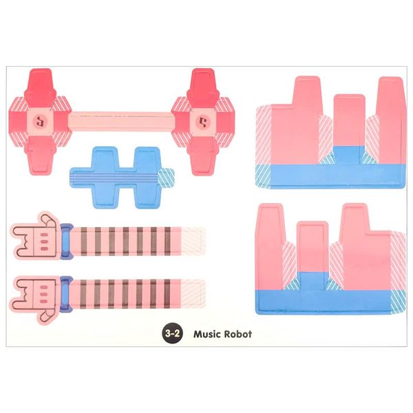 Đồ Chơi Giấy Gấp Thủ Công Robot Origami - Kylwin KW-4006 (6 Mẫu)