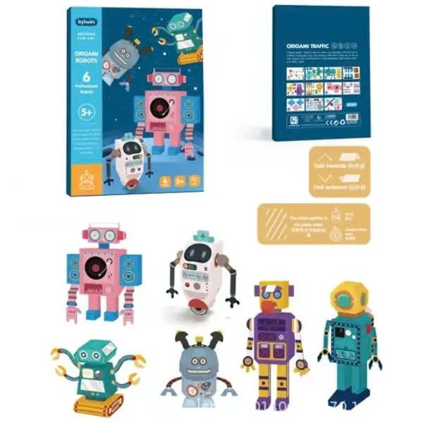 Đồ Chơi Giấy Gấp Thủ Công Robot Origami - Kylwin KW-4006 (6 Mẫu)