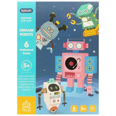 Đồ Chơi Giấy Gấp Thủ Công Robot Origami - Kylwin KW-4006 (6 Mẫu)