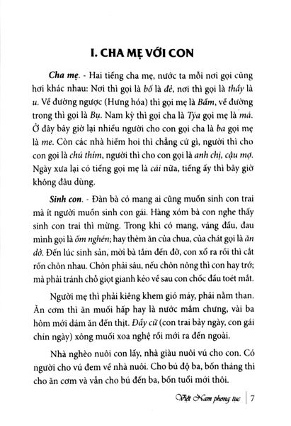 Việt Nam Phong Tục - Tái Bản