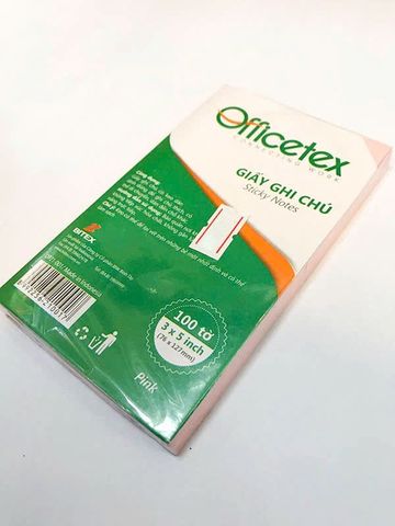 Giấy Ghi Chú Officetex OT21-001 - Màu Hồng
