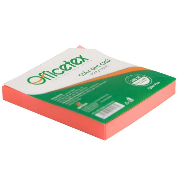 Giấy Ghi Chú Officetex 3X3 OT21-003 Màu Cyber Hồng