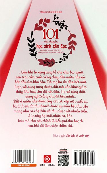 101 Câu Chuyện Học Sinh Cần Đọc Giúp Các Em Có Đức Tính Lương Thiện Và Phẩm Chất Tốt (Tái Bản 2023)