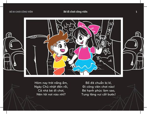 Sách Chiếu Bóng Thần Kỳ - Bé Đi Chơi Công Viên