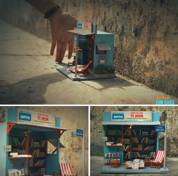 Mô Hình Sài Gòn Tí Hon - Tiệm Sách Cũ - AD05