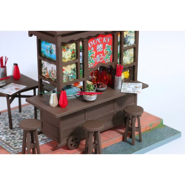 MÔ HÌNH SÀI GÒN XƯA VÀ NAY - HỦ TÍU MÌ GIA - AD08