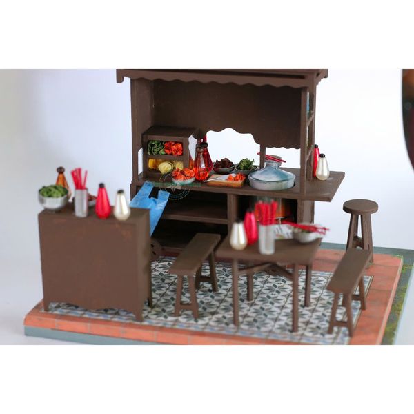 MÔ HÌNH SÀI GÒN XƯA VÀ NAY - HỦ TÍU MÌ GIA - AD08