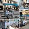 Mô hình gỗ tự lắp ráp DIY- Thế Giới Tí Hon- Hàng Rong- XE KEM - HR05