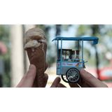Mô hình gỗ tự lắp ráp DIY- Thế Giới Tí Hon- Hàng Rong- XE KEM - HR05