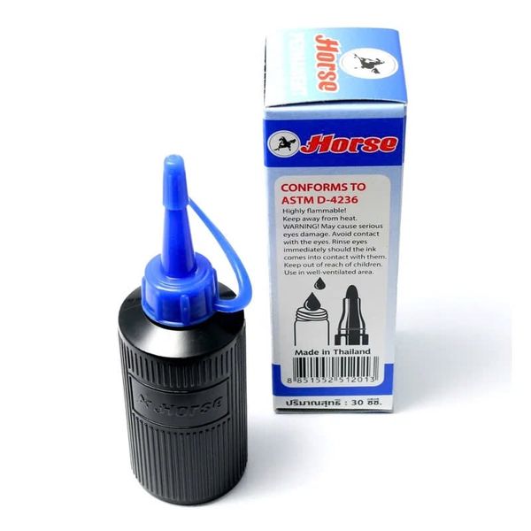 Mực Lông Dầu 30Cc Xanh