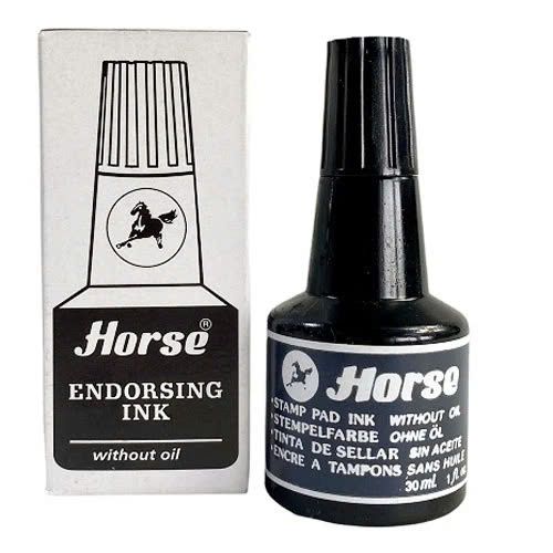Mực Lông Dầu Horse - H-30Cc Đen