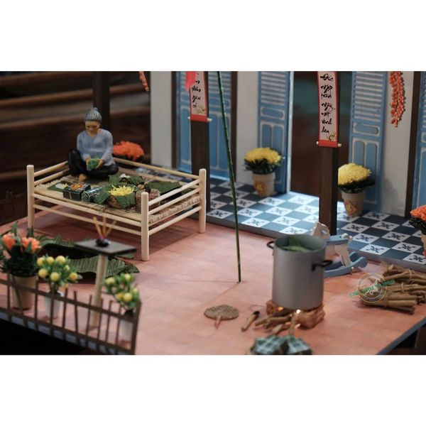 Mô Hình Tết Sài Gòn Xưa Và Nay - Đêm Giao Thừa - TX05