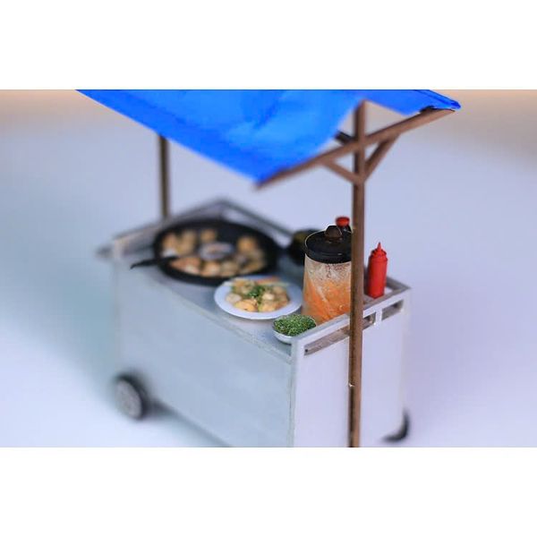 MÔ HÌNH SÀI GÒN XƯA - XE BỘT CHIÊN - HR14