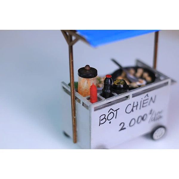 MÔ HÌNH SÀI GÒN XƯA - XE BỘT CHIÊN - HR14