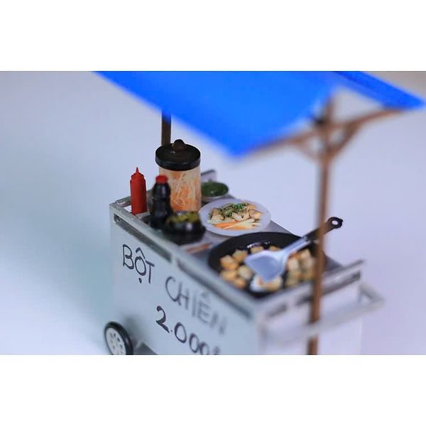 MÔ HÌNH SÀI GÒN XƯA - XE BỘT CHIÊN - HR14