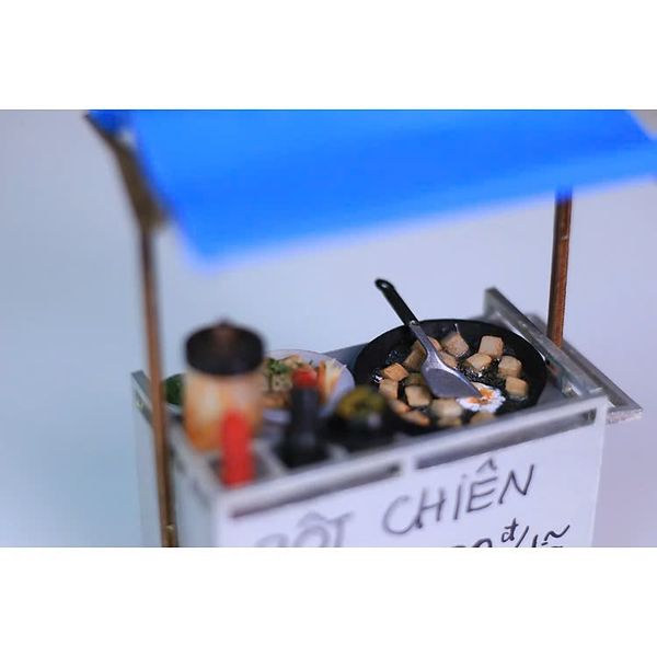 MÔ HÌNH SÀI GÒN XƯA - XE BỘT CHIÊN - HR14