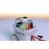 Mô hình gỗ tự lắp ráp DIY- Thế Giới Tí Hon- Hàng Rong- XE GỎI KHÔ BÒ - HR15