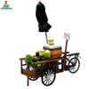 Mô Hình Xe Hàng Rong Thu Nhỏ Bằng Gỗ Ở Sài Gòn - Thế Giới Tí Hon - Xe Dừa - HR17