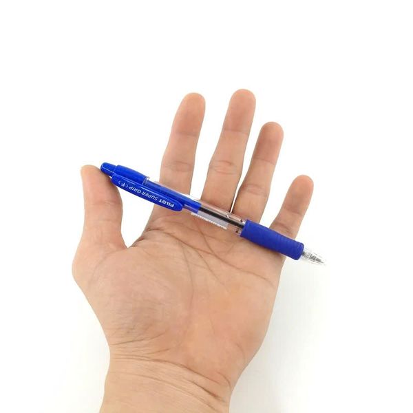 Bút Bi Bấm 0.7 mm Super Grip Rectractable - Pilot BPGP-10 R-F-R - Mực Xanh