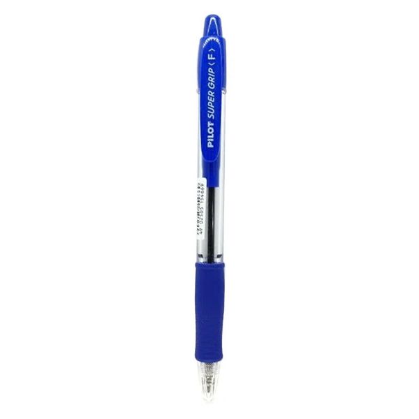 Bút Bi Bấm 0.7 mm Super Grip Rectractable - Pilot BPGP-10 R-F-R - Mực Xanh