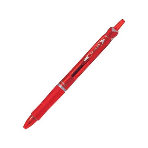 Bút Bi Bấm 0.7 mm Pilot Acroball - Mực Đỏ - BAB-15F-R-BG