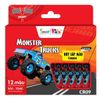 Sáp Màu Smart Kids Monster Truck 12 Màu CR09
