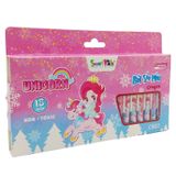 Hộp 18 Bút Sáp Màu Unicorn - Smart Kids CR07