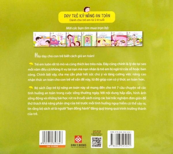 Dạy Trẻ Kỹ Năng An Toàn - Cửa Sổ Nguy Hiểm, Con Cần Tránh Xa