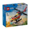 Đồ Chơi Lắp Ráp Trực Thăng Cứu Hỏa - Fire Rescue Helicopter - Lego City 60411 (85 Mảnh Ghép)