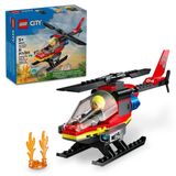 Đồ Chơi Lắp Ráp Trực Thăng Cứu Hỏa - Fire Rescue Helicopter - Lego City 60411 (85 Mảnh Ghép)
