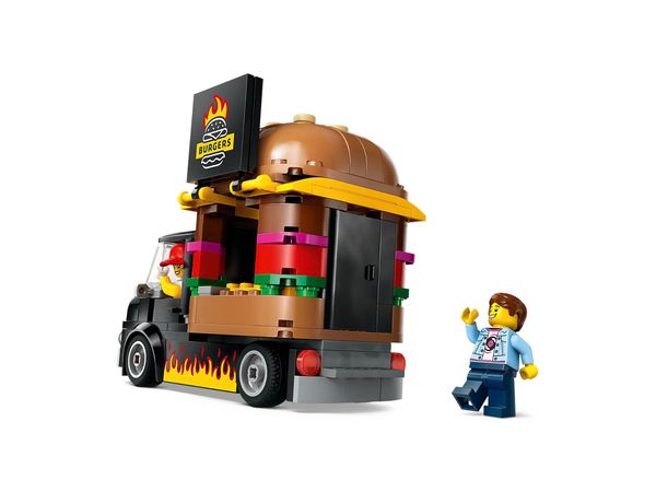 Đồ Chơi Lắp Ráp Xe Tải Burger Lưu Động - Burger Van - Lego City 60404 (194 Mảnh Ghép)