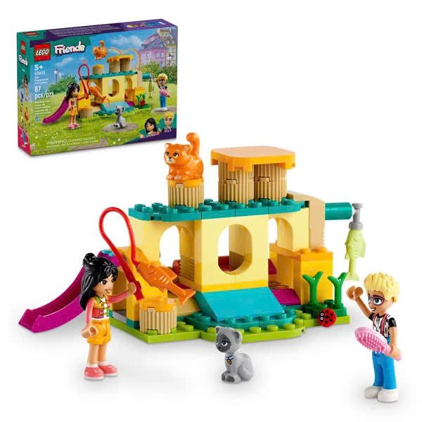 Đồ Chơi Lắp Ráp Khu Vui Chơi Cho Mèo Con - Cat Playground Adventure - Lego Friends 42612 (87 Mảnh Ghép)