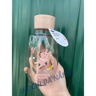 Bình nước cho bé mang đi học gọn nhẹ, dễ thương Inochi - GOKI PLANET dung tích 350ml