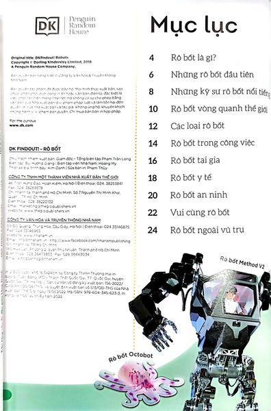 Dkfindout - Những Điều Sách Giáo Khoa Không Dạy Bạn - Rô Bốt