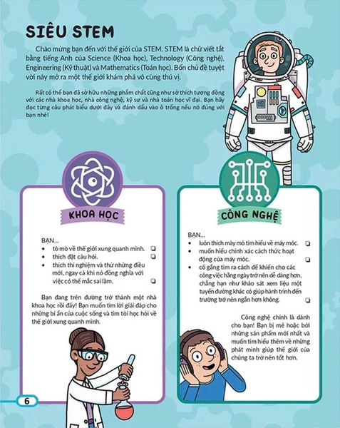 Học Và Thực Hành Stem Đơn Giản - Công Nghệ - Kiến Thức Kèm Bài Tập Bổ Trợ!