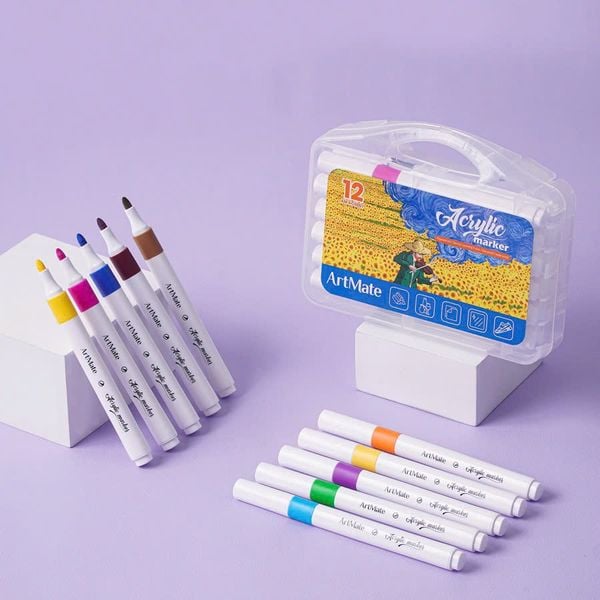 Bút màu Acrylic 12 màu ArtMate