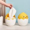 Ống đụng bút quả trứng vàng mini đa năng họa tiết gà con dễ thương